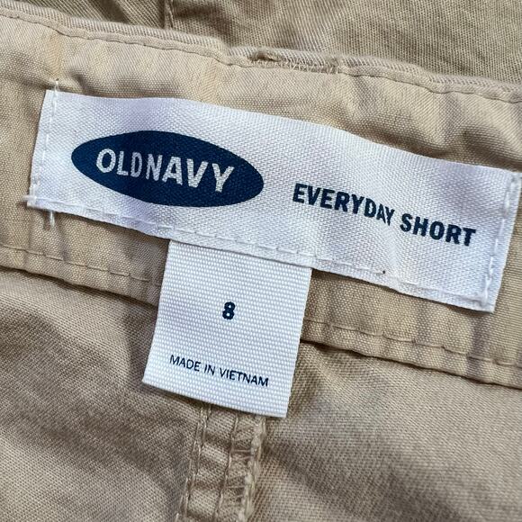 Old Navy Womens Everyday Short Chino Khaki Summer Shorts Tan Size 8 - Picture 6 of 7